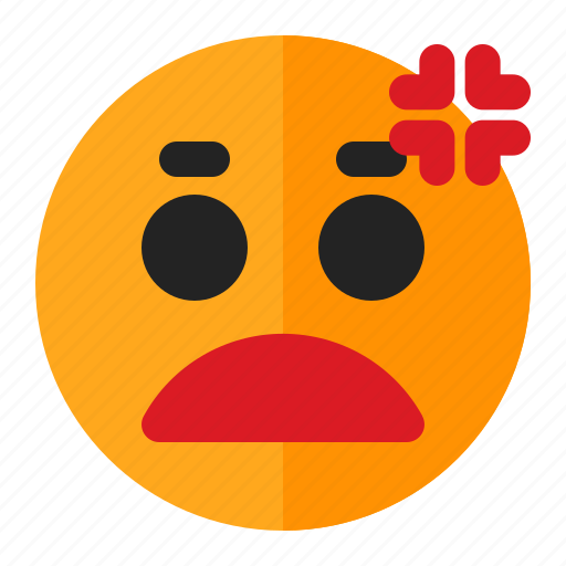 Angry, annoyed, emoji, emoticon, surprised icon - Download on Iconfinder