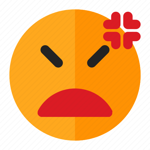 Angry, annoyed, emoji, emoticon icon - Download on Iconfinder