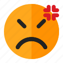 angry, annoyed, emoji, emoticon