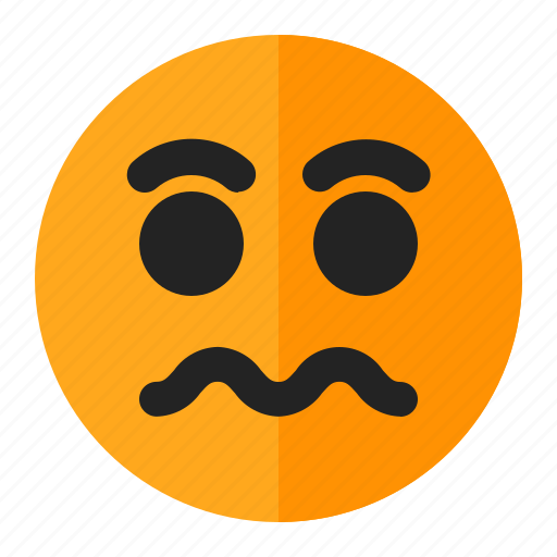 Afraid, emoji, emoticon, scared icon - Download on Iconfinder