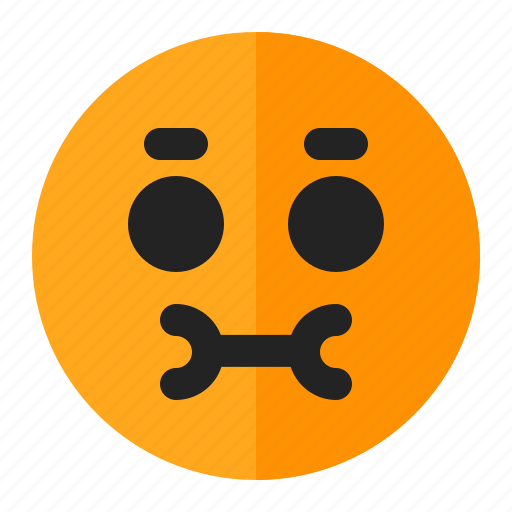 Cute, emoji, emoticon, silent icon - Download on Iconfinder