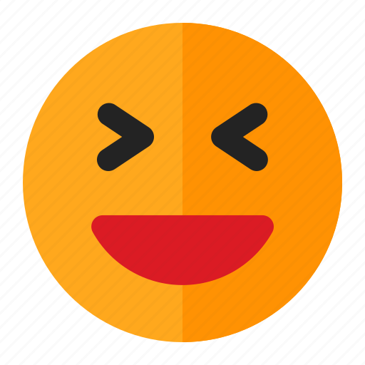 Emoji, emoticon, happy, laugh, smile icon - Download on Iconfinder