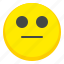 bored, reactionless, disappointed, emoji, emoticon 