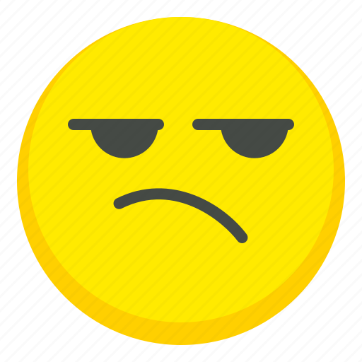 Disappointed, angry, bored, sad, emoji, emoticon icon - Download on Iconfinder