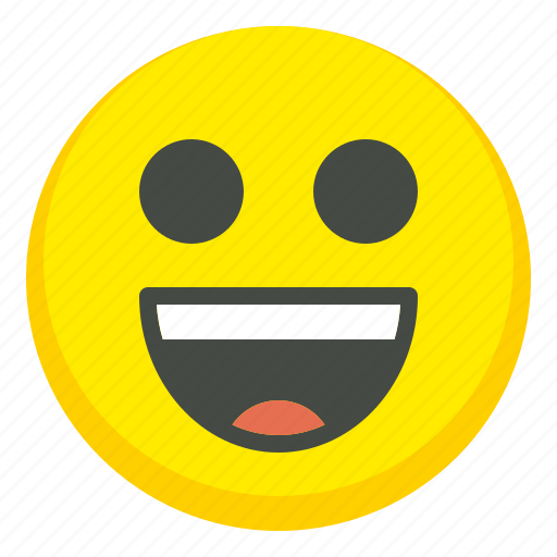 Happy, smile, emoji, emoticon icon - Download on Iconfinder