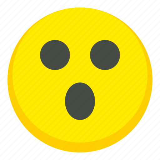 Surprised, shock, emoji, emoticon icon - Download on Iconfinder