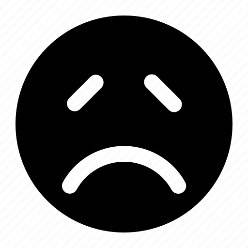 Angry, emoji, emoticon, sad, upset icon - Download on Iconfinder