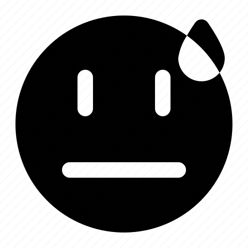 Emoji, emoticon, sad, silent, tired, upset icon - Download on Iconfinder