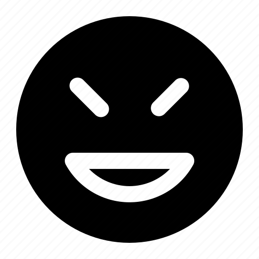Emoji, emoticon, happy, laugh, smile icon - Download on Iconfinder
