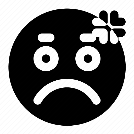Angry, annoyed, emoji, emoticon, sad icon - Download on Iconfinder