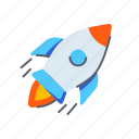 rocket, launch, ship, startup, release, space