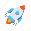 rocket, launch, ship, startup, release, space 