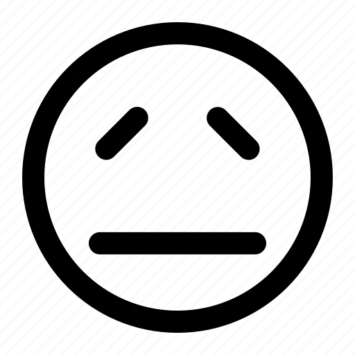 Emoji, emoticon, silent, upset icon - Download on Iconfinder