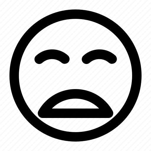 Disappointed, emoji, emoticon, upset icon - Download on Iconfinder