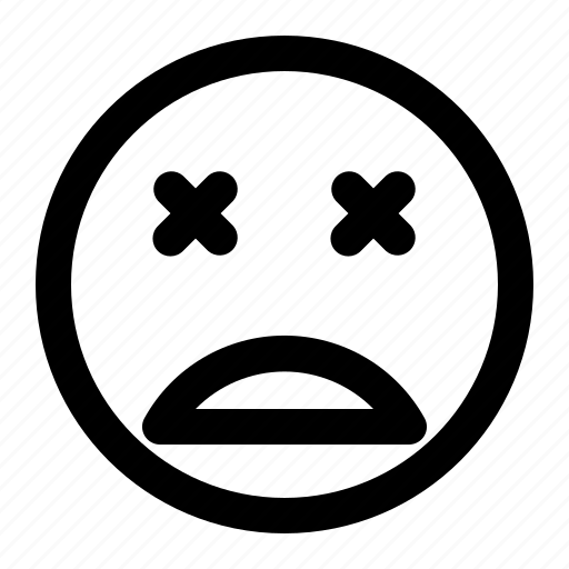 Dead, emoji, emoticon, fainted icon - Download on Iconfinder