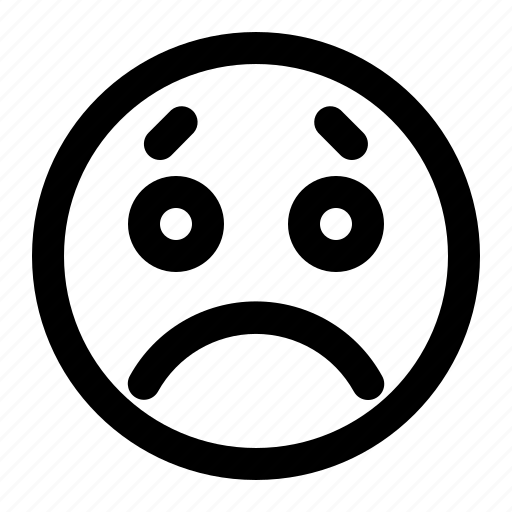 Cry, emoji, emoticon, sad, upset icon - Download on Iconfinder