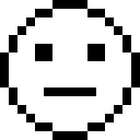 neutral, pixel art, 8 bit, character, emotion, emoticon, emoji 