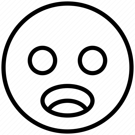 Emoji, face, emoticon, expression, shocked, smiley, surprised icon - Download on Iconfinder