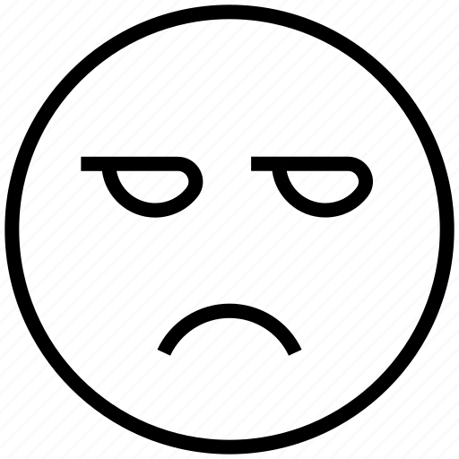 Emoji, face, emoticon, expression, unamused, unhappy, angry icon - Download on Iconfinder