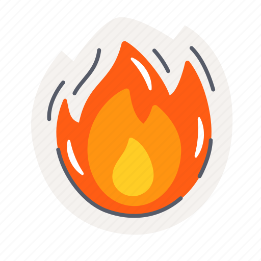 Fire, hot, burn, flme, heat, angry, emoji icon - Download on Iconfinder