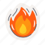 fire, hot, burn, flme, heat, angry, emoji, emoticon 