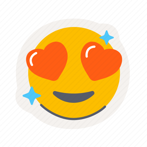 Love, lovely, face, emoji, heart, emoticon, expression icon - Download on Iconfinder