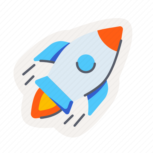 Rocket, launch, ship, startup, release, space icon - Download on Iconfinder