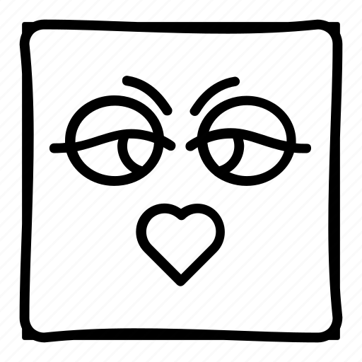 Emoji, emoticon, emotion, expression, face, kiss, love icon - Download on Iconfinder