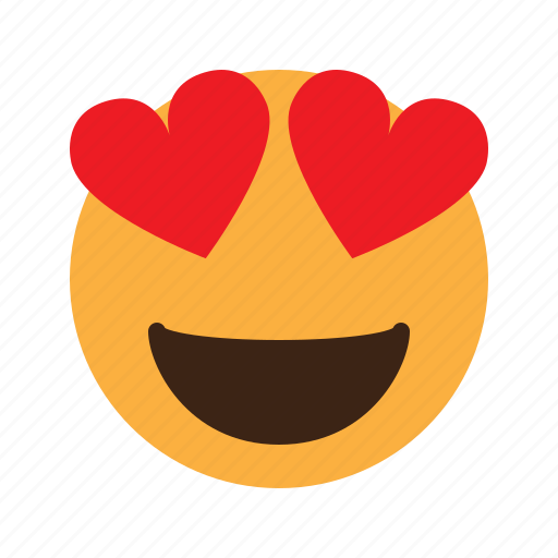 Love, smiley, emoji, heart eyes, emoticon icon - Download on Iconfinder