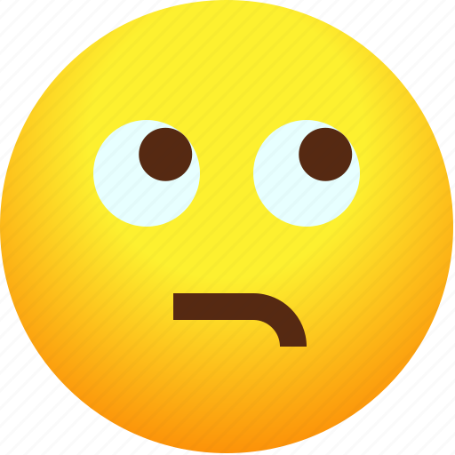 Thinking, emoji, emotion, smiley, feelings icon - Download on Iconfinder