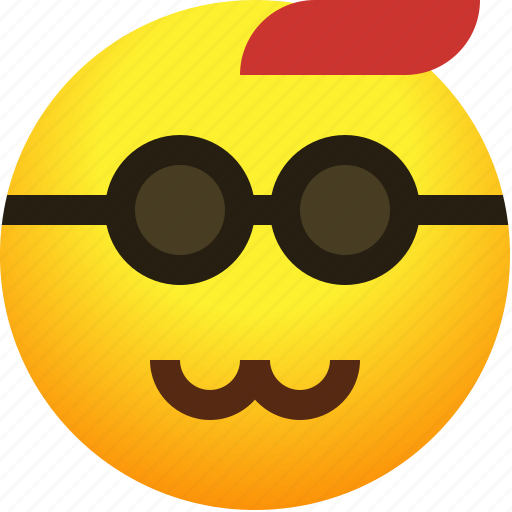 Smart, emoji, emotion, smiley, feelings icon - Download on Iconfinder