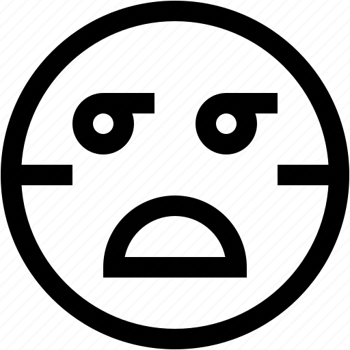 Bored, emoji, emotion, smiley, feelings icon - Download on Iconfinder