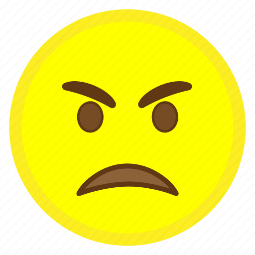 Angry, dead, emoji, enemy, face, hovytech, unhappy icon - Download on Iconfinder