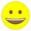 emoji, eye, face, grinning, hovytech, smile, teeth 