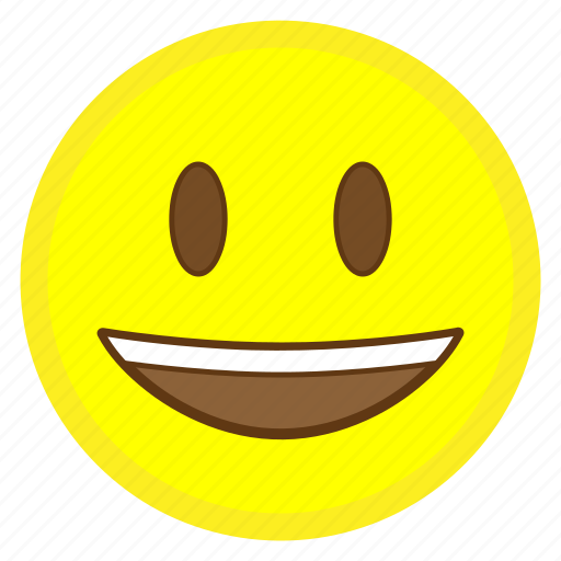Emoji, eye, face, hovytech, mouth, open, smiling icon - Download on Iconfinder