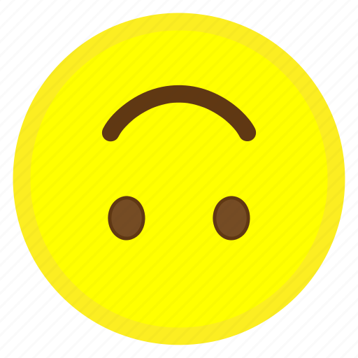 Down, emoji, face, happy, hovytech, smile, upside icon - Download on Iconfinder