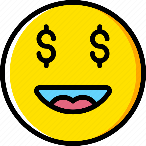 Emoji, emoticons, face, money icon - Download on Iconfinder