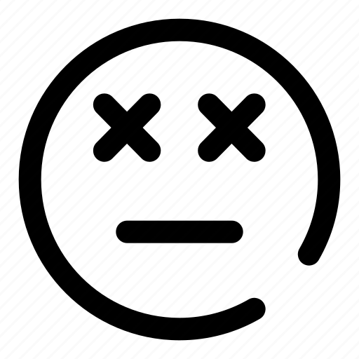 Dizzy meh, dizzy, emoji, emoticon, face, expression icon - Download on Iconfinder