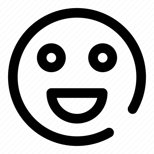 Grin, emoji, emoticon, face, expression icon - Download on Iconfinder