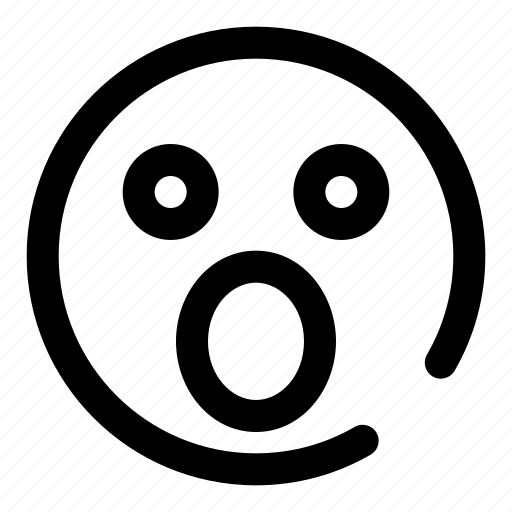 Surprise, emoji, emoticon, face, expression icon - Download on Iconfinder