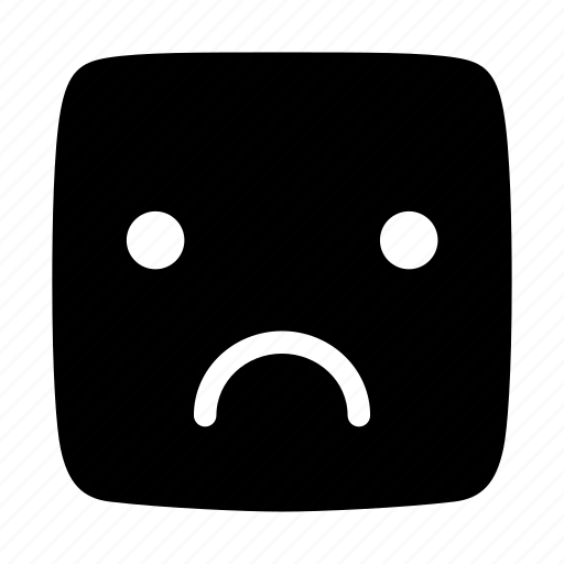 Emoticon, emotion, face, sad, sorrowful, unhappy, emoji icon - Download on Iconfinder