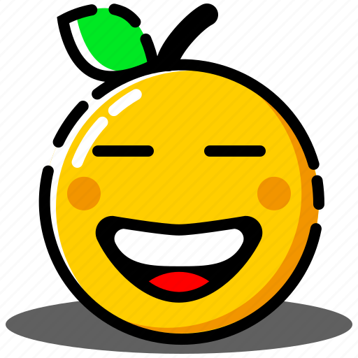 Emoji, emoticon, expression, face, orange, smiley icon - Download on Iconfinder