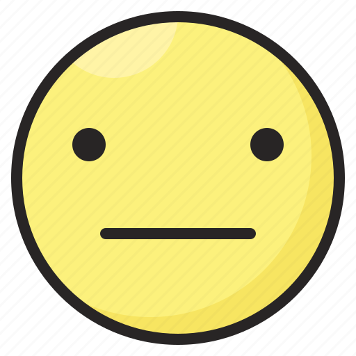 Emoji, emoticon, emotion, expression, face, reactionless icon - Download on Iconfinder
