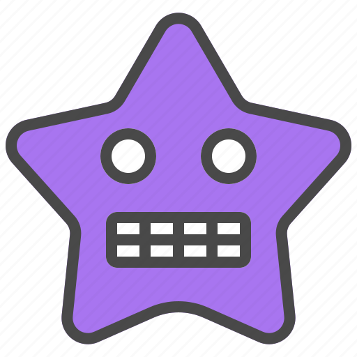Star, emoticon, face, emoji, expression, cold icon - Download on Iconfinder
