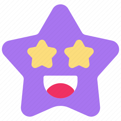 Emoji, expression, like, star, emoticon, face, favorite icon - Download on Iconfinder