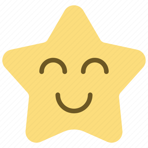 Emoji, expression, smile, happy, star, emoticon, face icon - Download on Iconfinder
