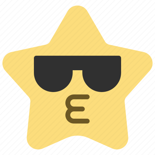 Whistle, emoji, expression, star, emoticon, face icon - Download on Iconfinder