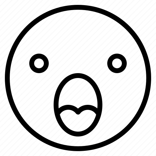 Emoji, emoticon, suprised icon - Download on Iconfinder