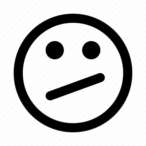 Confused, emoticon, emoji, emotion, expression, face icon - Download on Iconfinder