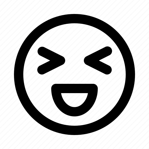 Emoticon, laugh, emoji, emotion, expression, face icon - Download on Iconfinder